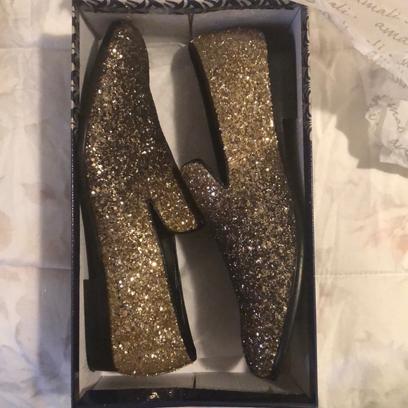 Blk/Gold Dress shoes